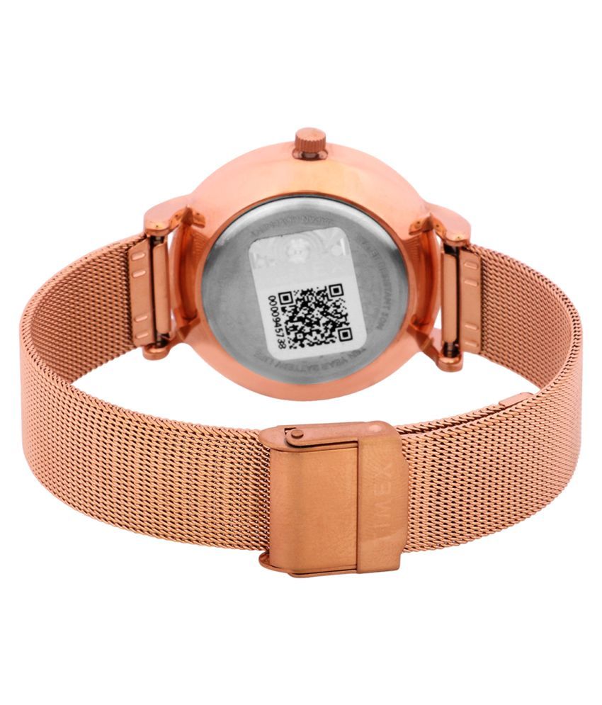 timex grey analog watch