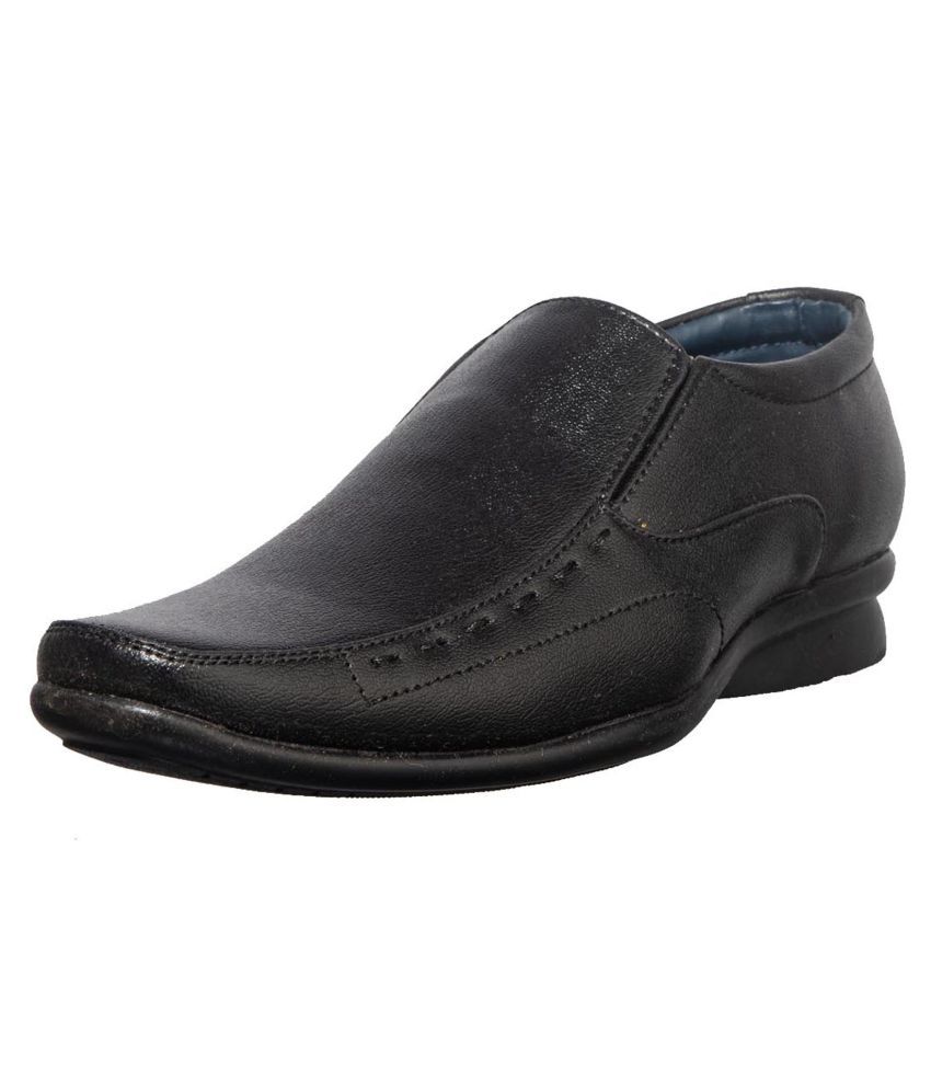 khadims formal black shoes