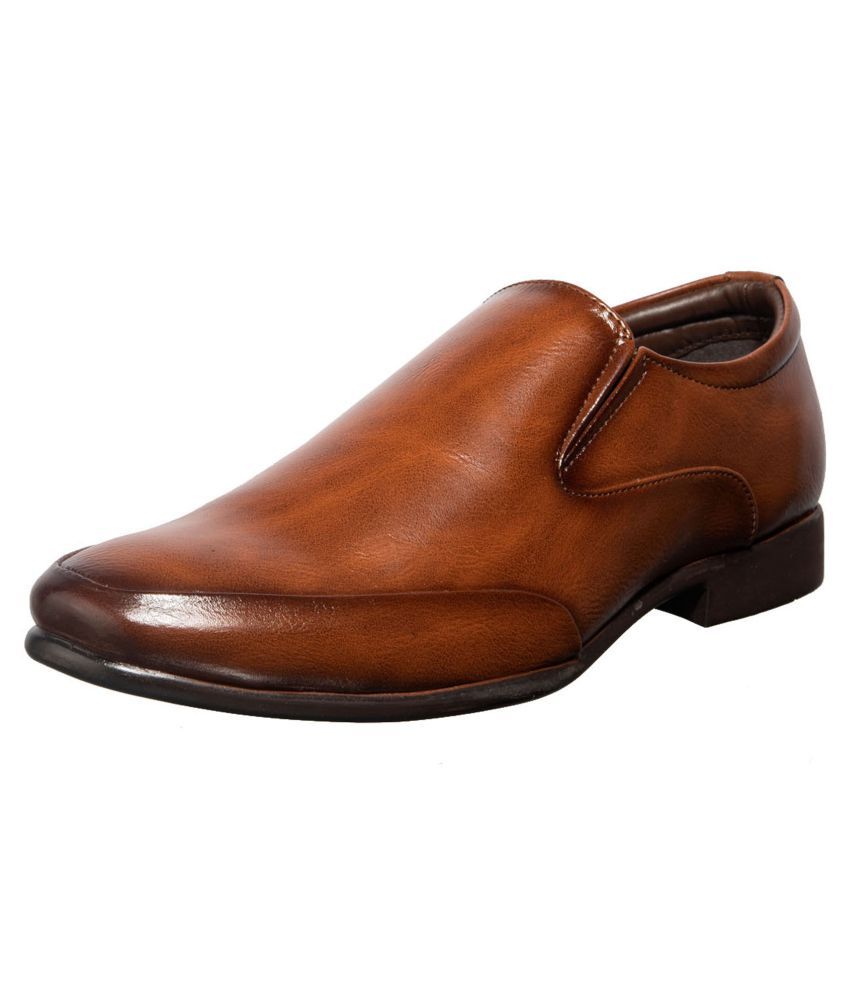 khadim brown formal shoes