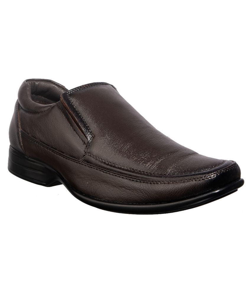 khadim brown formal shoes