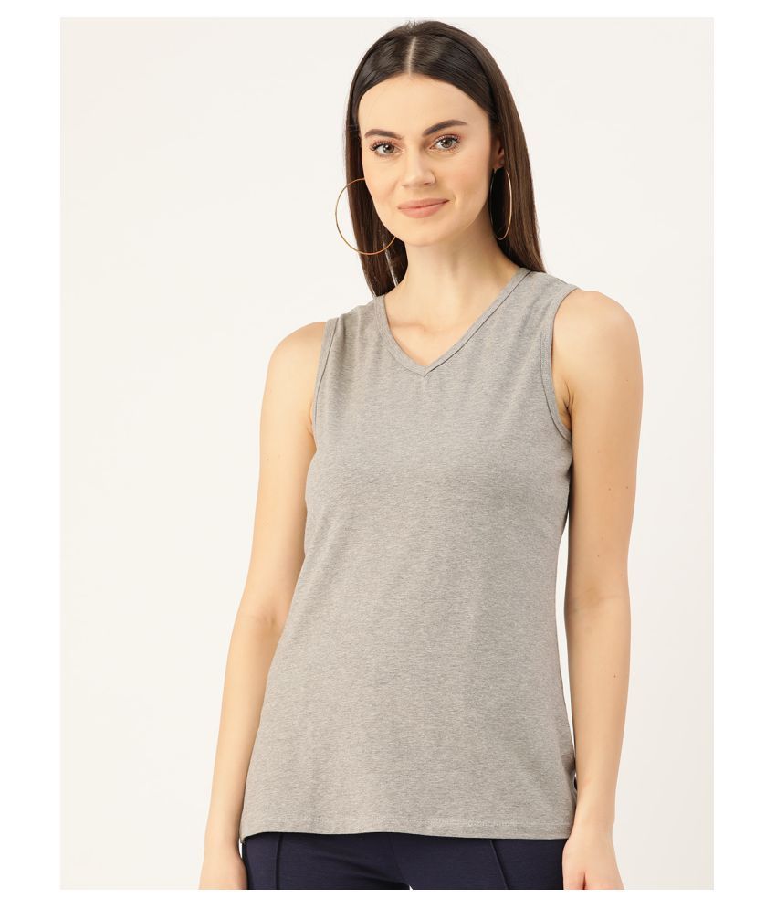     			Rute Cotton Grey T-Shirts