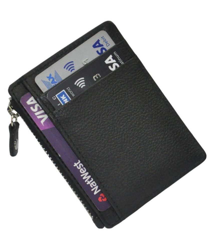 black zip card holder buy online at best price in india