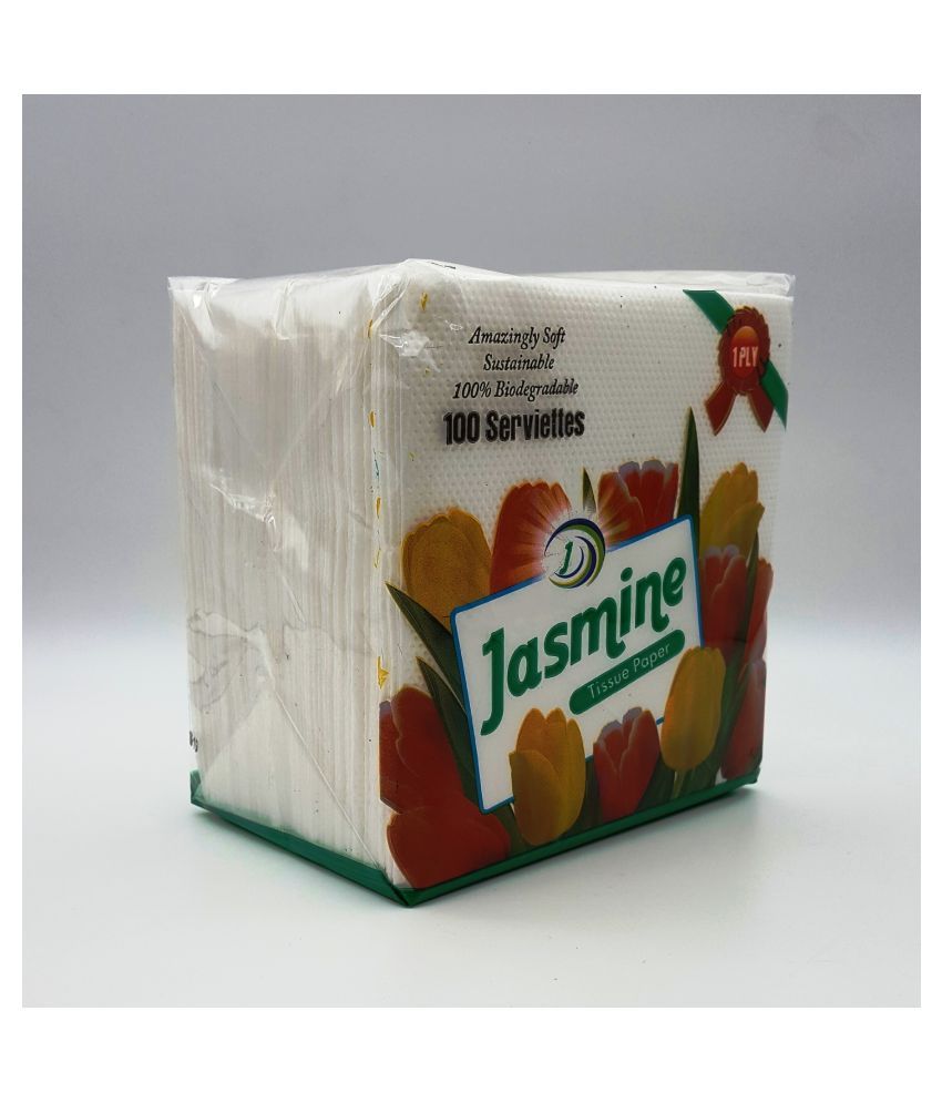 JASMINE Dry Wipes ( 300 Pcs ) Pack of 3 Buy JASMINE Dry Wipes ( 300