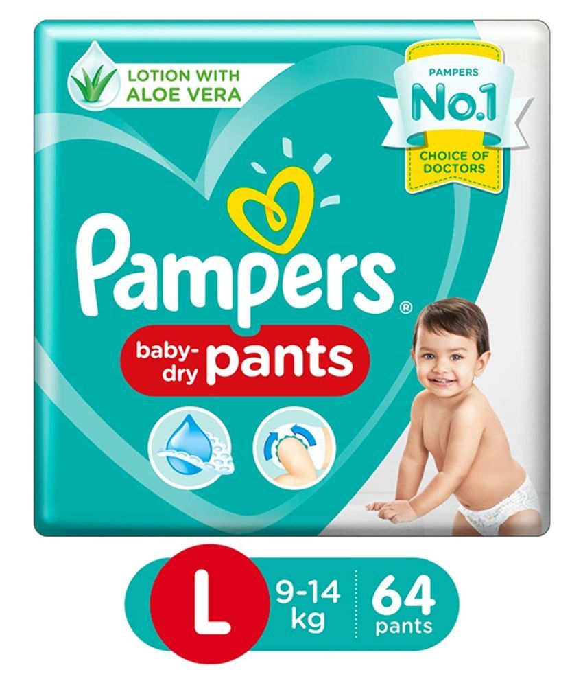 Pampers BabyDry Pants Diaper Large (64 Count) Buy