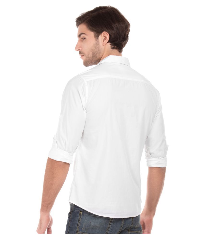 Colt 100 Percent Cotton White Shirt - Buy Colt 100 Percent Cotton White ...