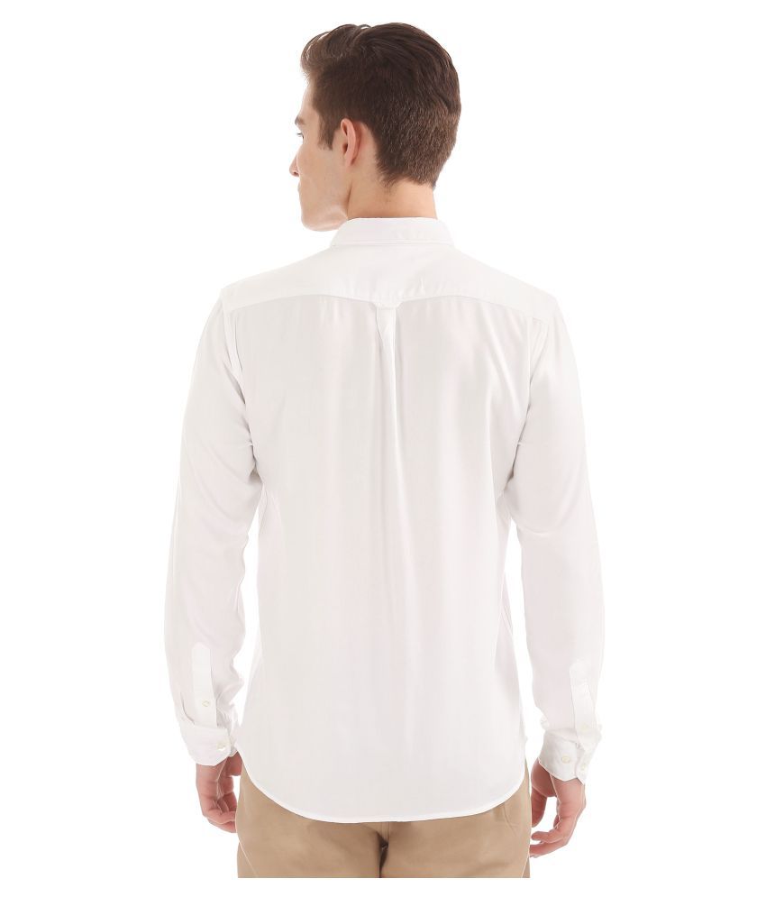 rayon white shirt