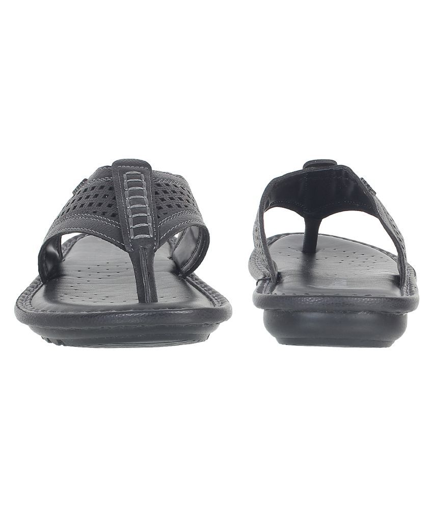 Inblu Black Synthetic Leather Sandals - Buy Inblu Black Synthetic ...