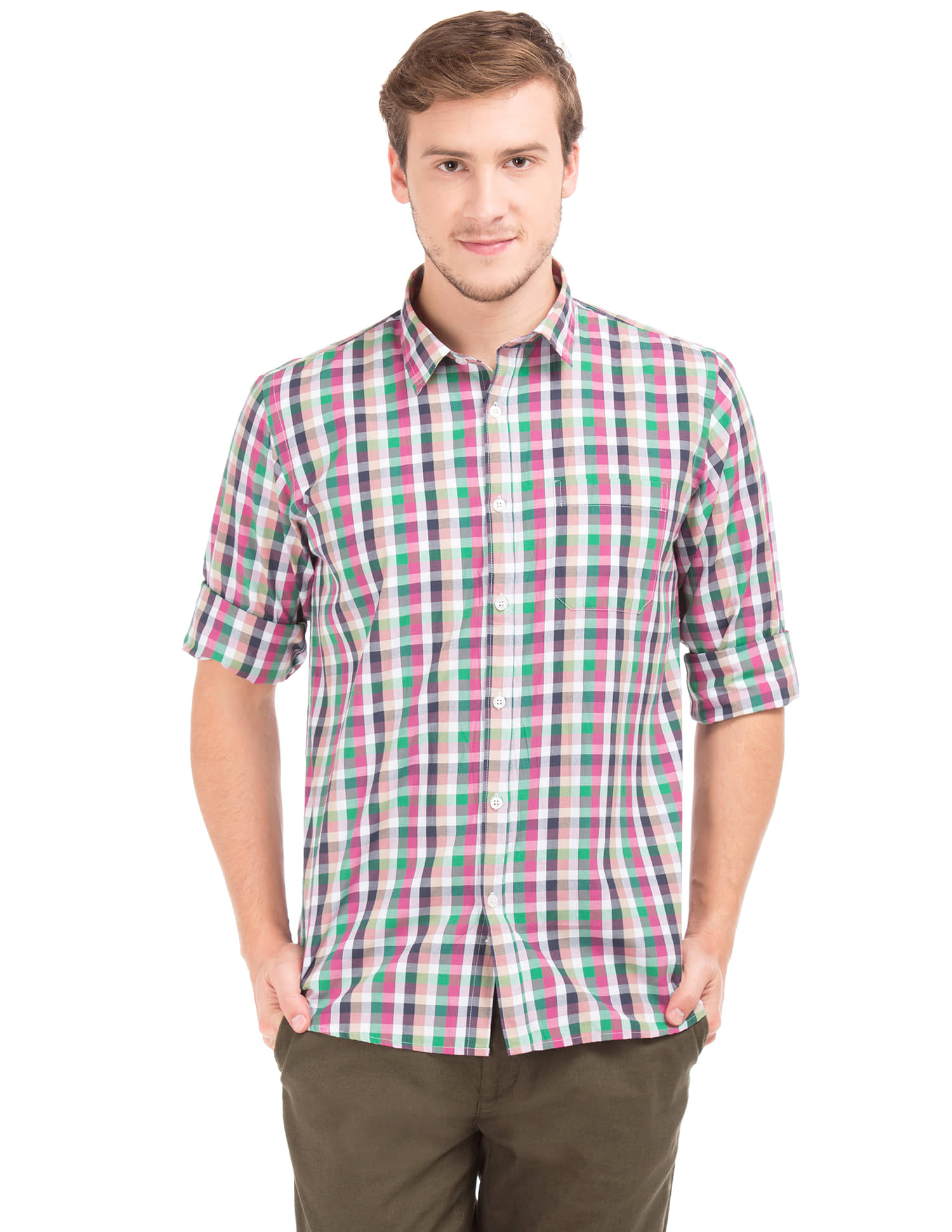 Ruggers 100 Percent Cotton Multi Checks 
