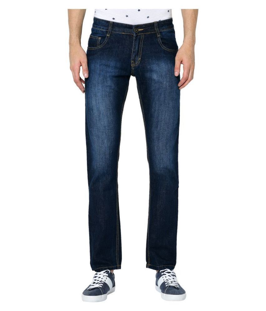     			Studio Nexx - Dark Blue 100% Cotton Slim Fit Men's Jeans ( Pack of 1 )