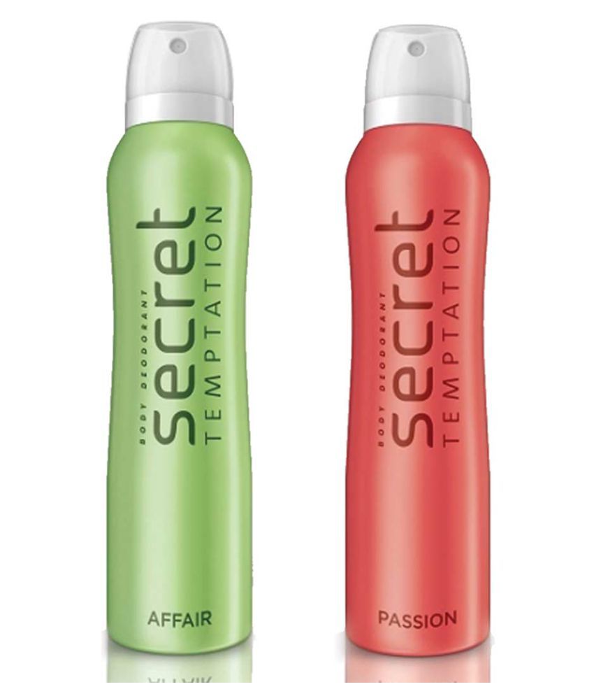     			Secret Temptation Affair and Passion Deodorant for Women 150 ml (Pack of 2) Total 300ml