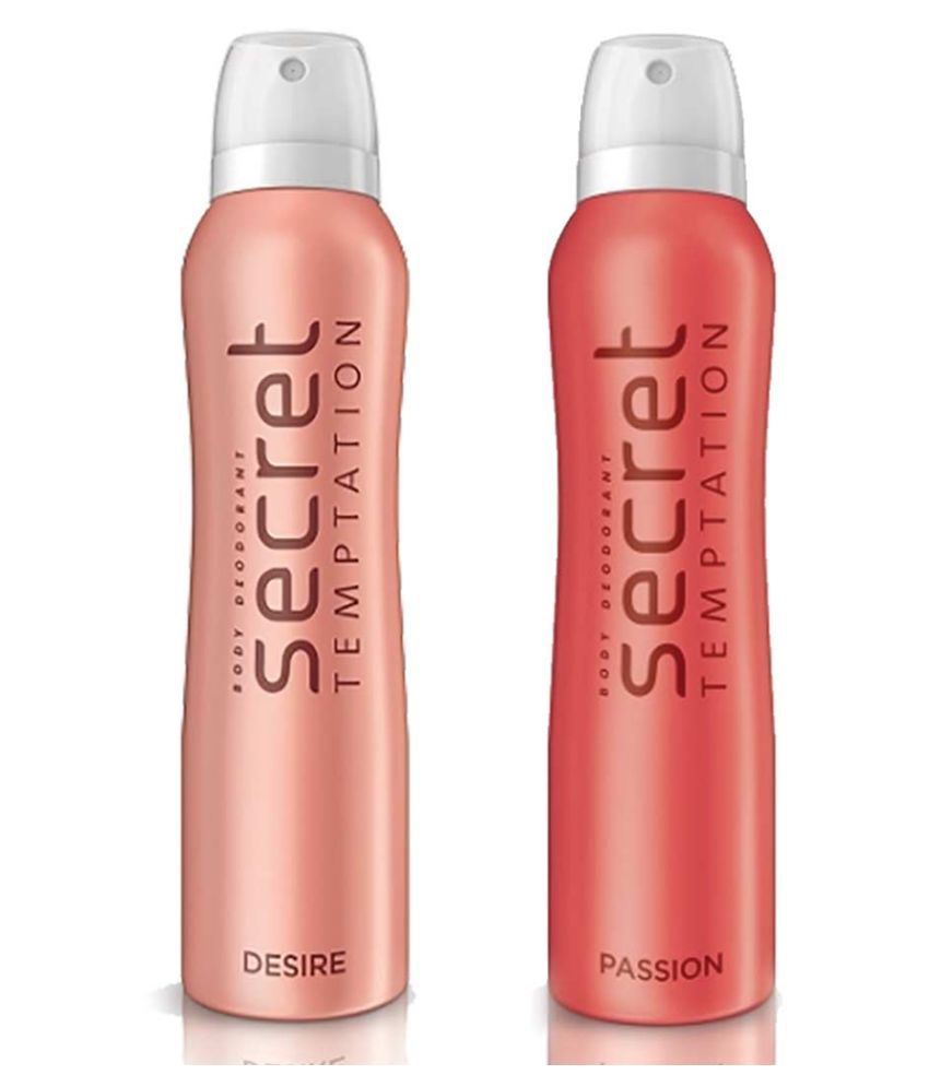     			Secret Temptation Desire and Passion Deodorant for Women 150 ml (Pack of 2) Total 300ml