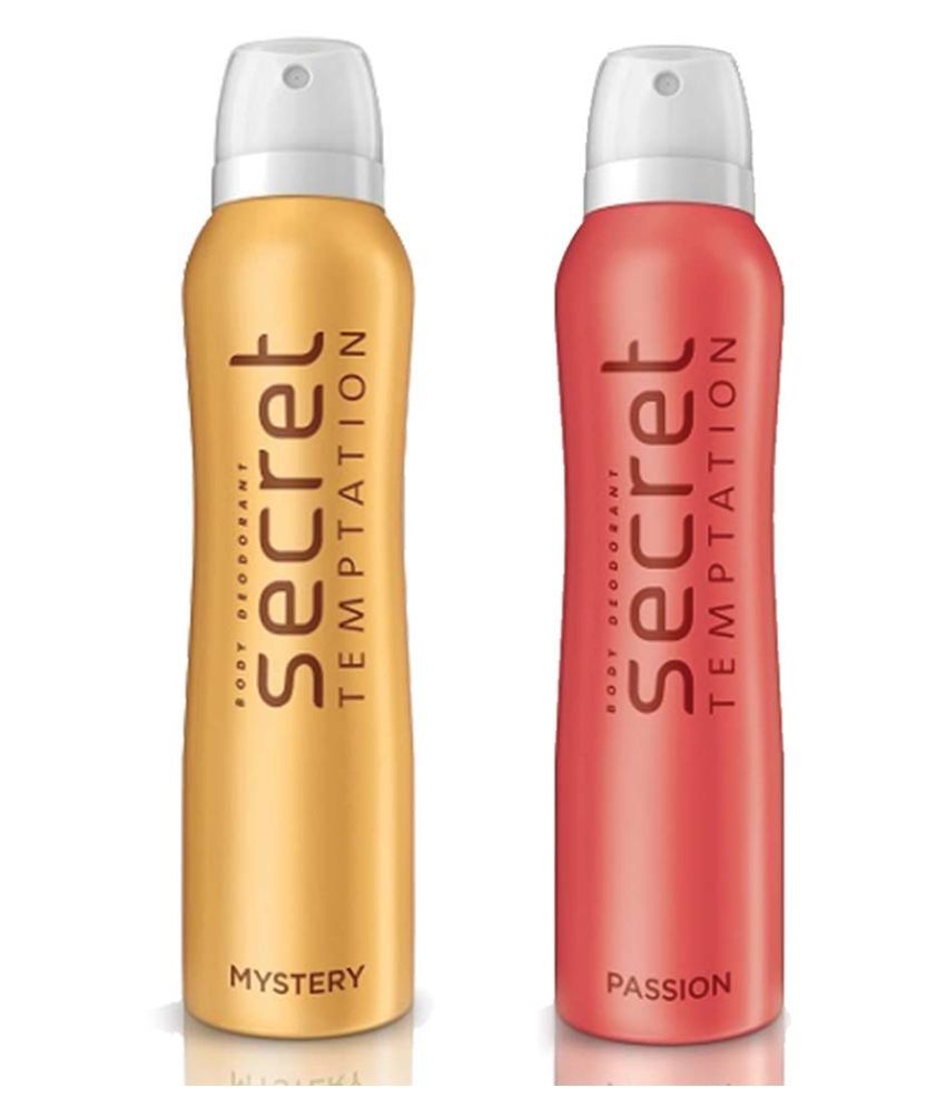     			Secret Temptation Mystery and Passion Deodorant for Women 150 ml (Pack of 2) Total 300ml