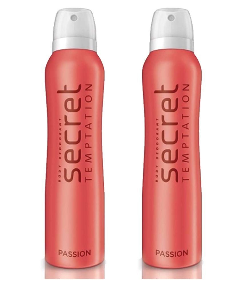     			Secret Temptation Passion Deodorant for Women 150 ml (Pack of 2) 300ml