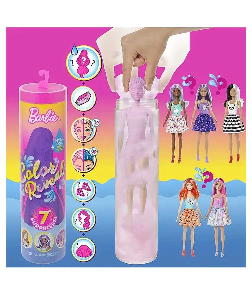 Barbie color reveal discount dolls