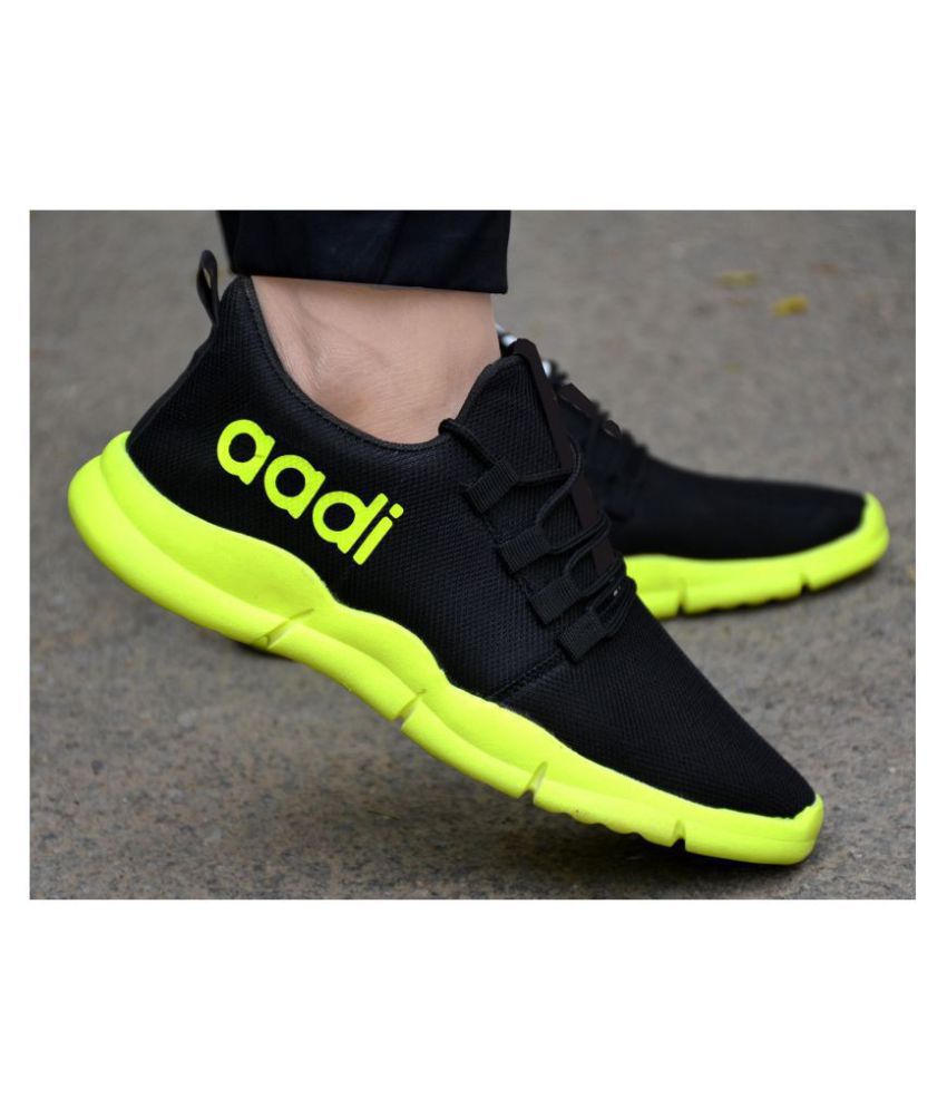 Aadi Men's Black Running Shoes - Buy 