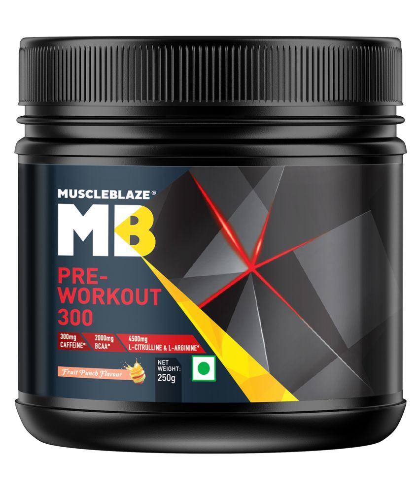 MuscleBlaze PRE Workout 300 250 gm Buy MuscleBlaze PRE