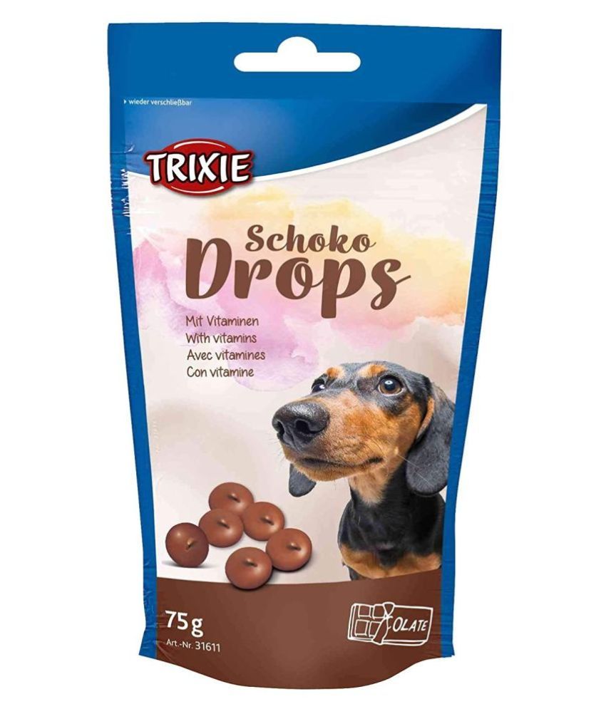 TRIXIE 31611"Schoko Drops Chocolate for Dogs 75 g,Pack of 2 Buy TRIXIE