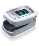 Beurer PO 30 Pulse Oximeter, Blood Oxygen Saturation & Heart Rate Monitor - Grey