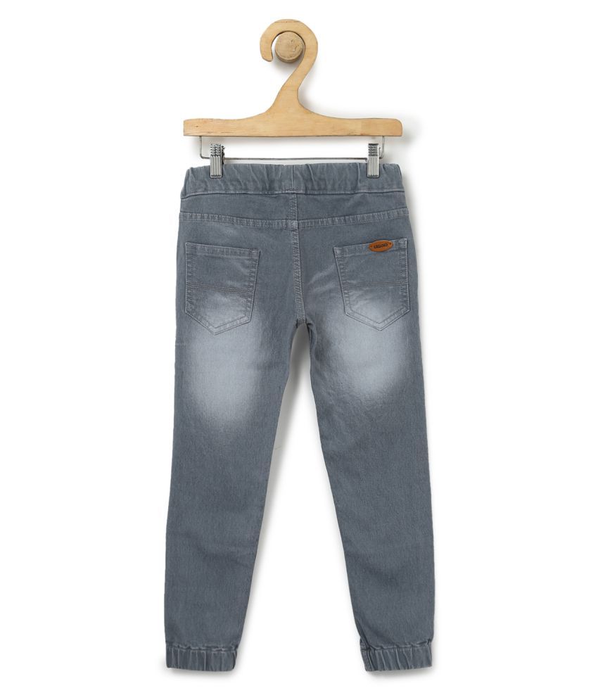 Urbano Juniors Boy S Light Grey Slim Fit Jogger Jeans Stretch Buy Urbano Juniors Boy S Light Grey Slim Fit Jogger Jeans Stretch Online At Low Price Snapdeal