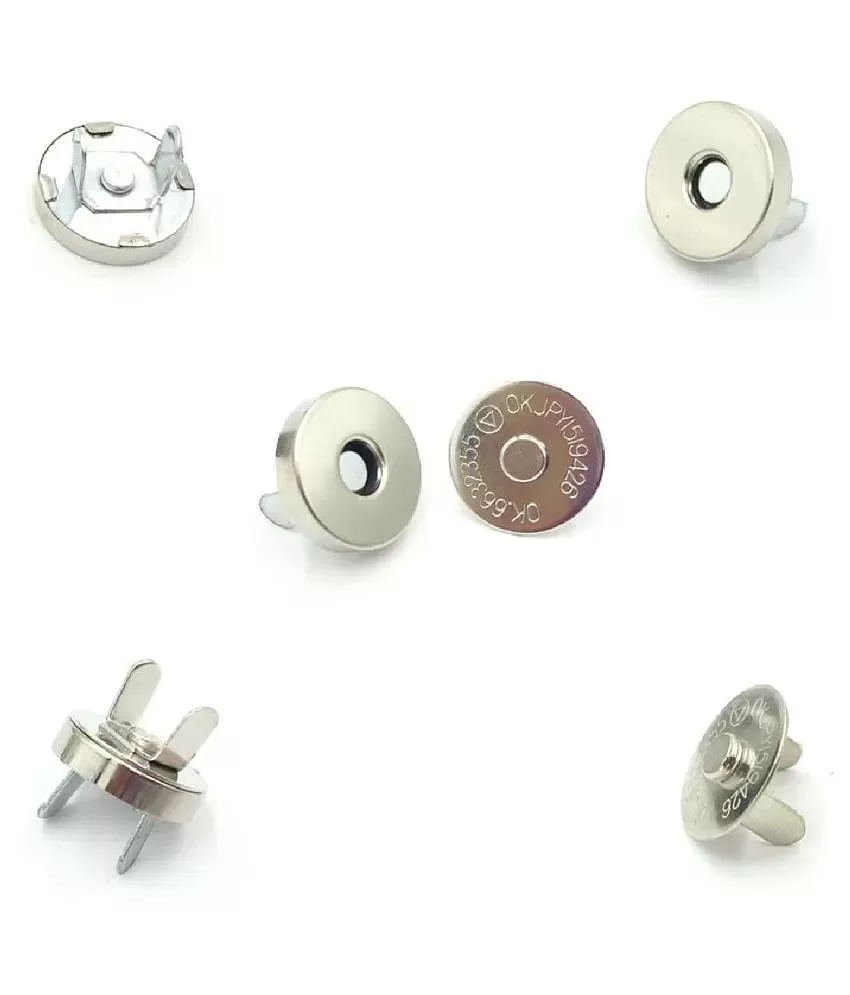 Vardhman 10 sets Strong Magnetic Button Clasp Snaps for Handbag - 10 sets  Strong Magnetic Button Clasp Snaps for Handbag . shop for Vardhman products  in India.