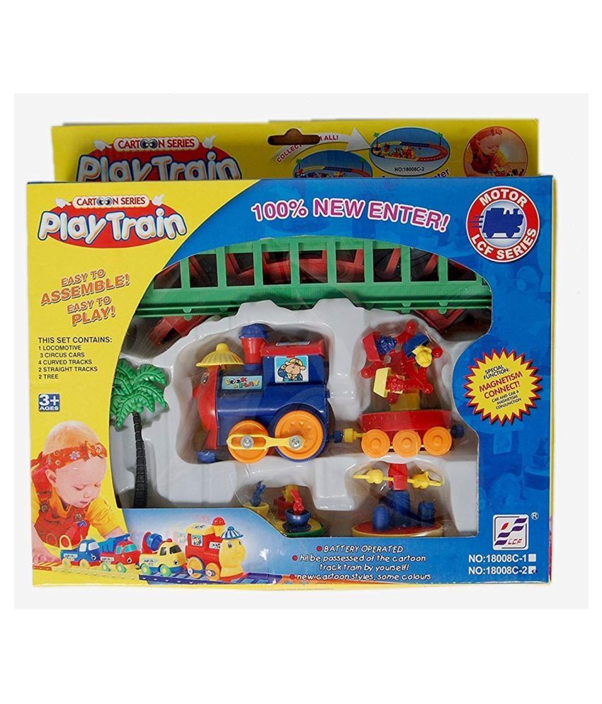 Kiwilon Cartoon Series Play Train Toy for Kids ( Multi Color ) (Circus Set)  - Buy Kiwilon Cartoon Series Play Train Toy for Kids ( Multi Color )  (Circus Set) Online at Low Price - Snapdeal