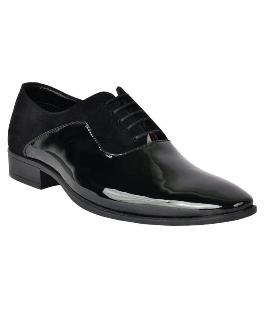     			Aadi - Black Men's Formal Shoes