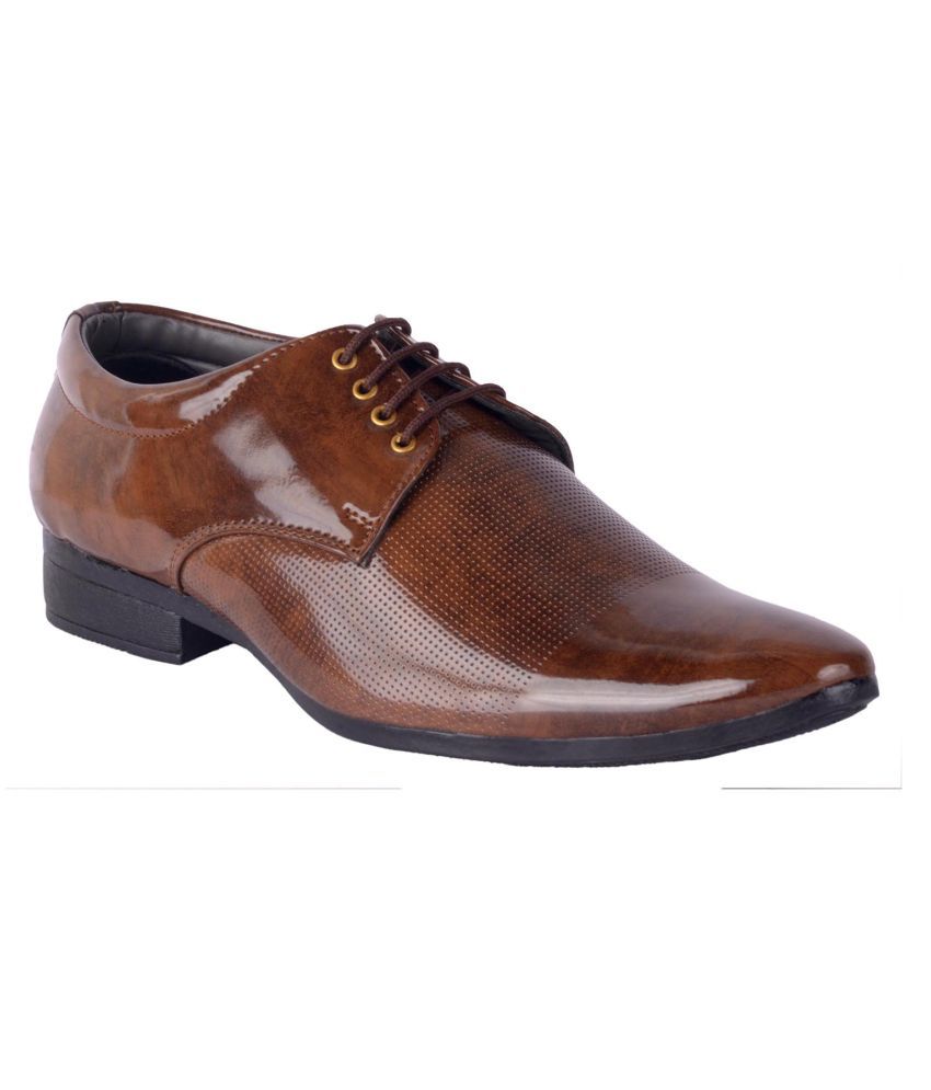     			Aadi - Brown Men's Formal Shoes