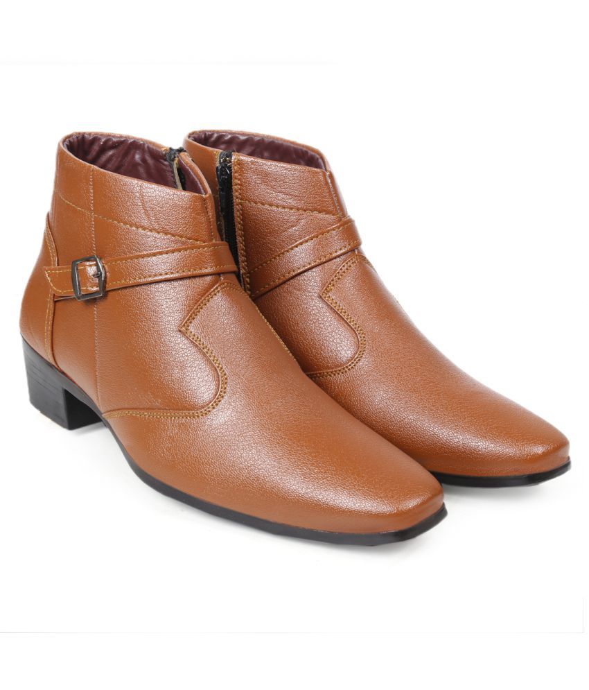     			BXXY Tan Formal Boot