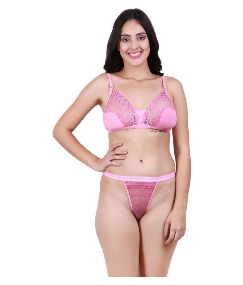 Sneha Fashion Lycra Bra and Panty Set.