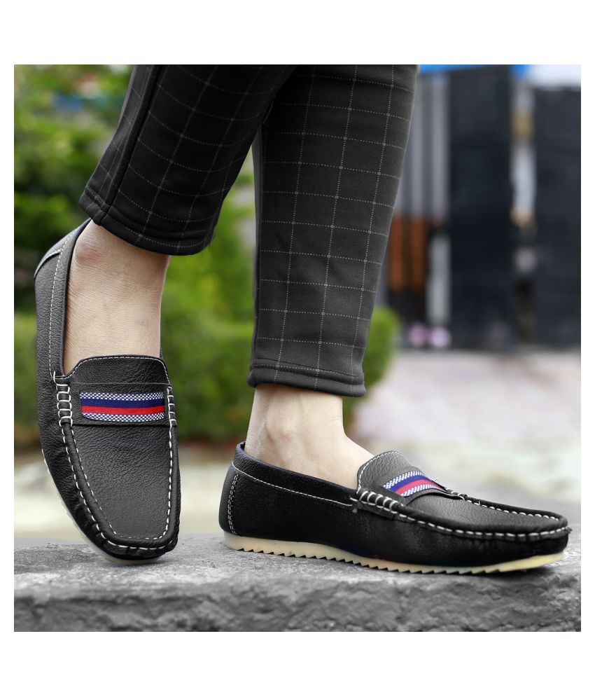     			BXXY Black Loafers