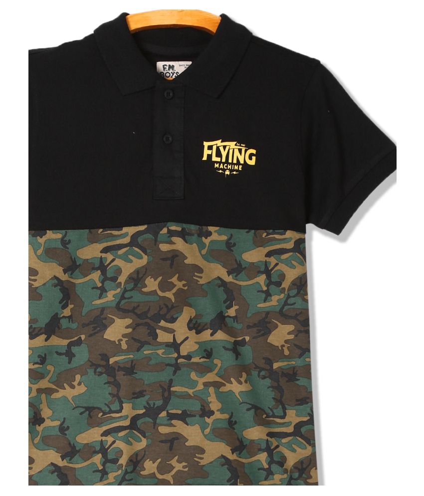 Camouflage Print Polo Shirt - Buy Camouflage Print Polo Shirt Online at