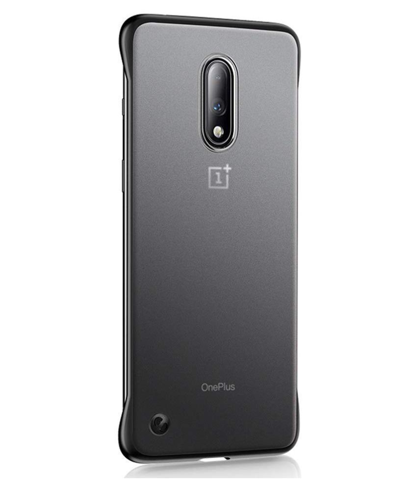 Oneplus 6t Shock Proof Case Vikefon Black Frameless Back Cover Plain Back Covers Online At Low Prices Snapdeal India