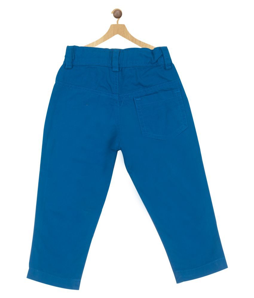 Bodycare Kids Infantwear Boys Solid Regular Fit Blue Pants - Buy ...