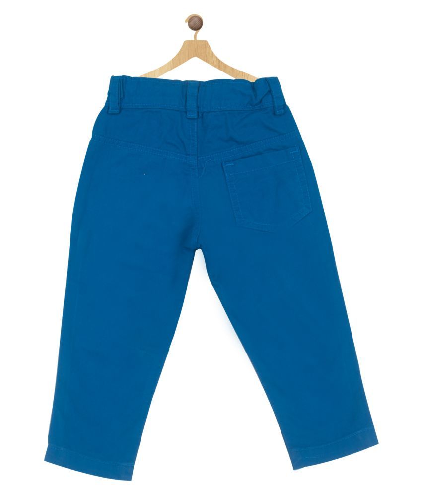 Bodycare Kids Infantwear Boys Solid Regular Fit Blue Pants Buy