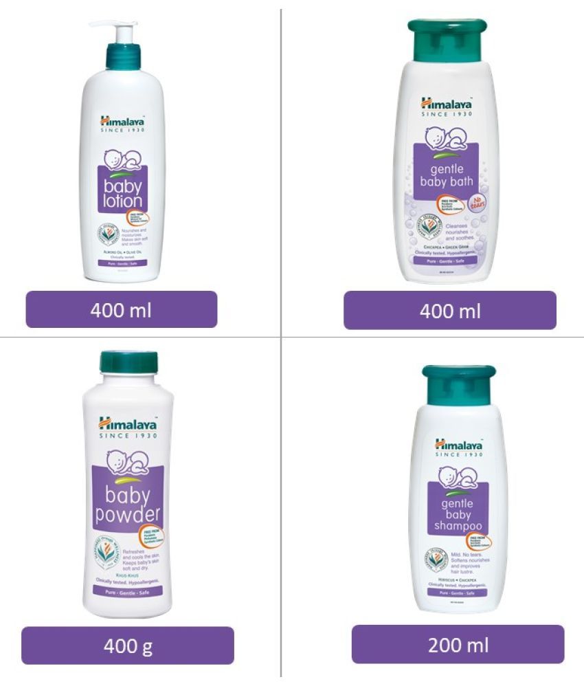 Himalaya Baby Bath 400 ML,Baby Powder 400G , Baby Shampoo ...