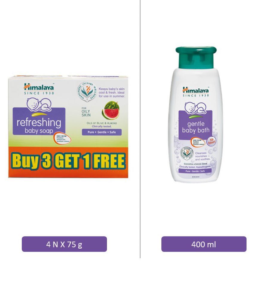 Himalaya Refreshing Baby Soap 4X75G Buy 3 Get 1 Himalaya ...