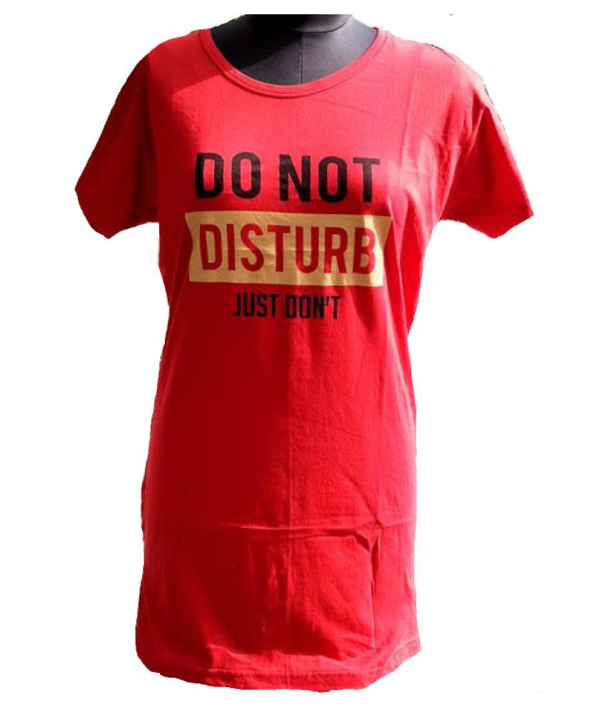     			Whyme Fashion Cotton Red T-Shirts
