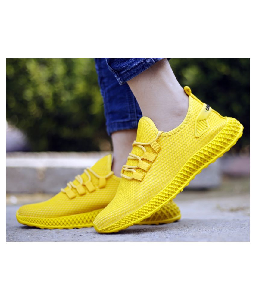 BXXY Yellow Running Shoes - Buy BXXY Yellow Running Shoes Online at ...