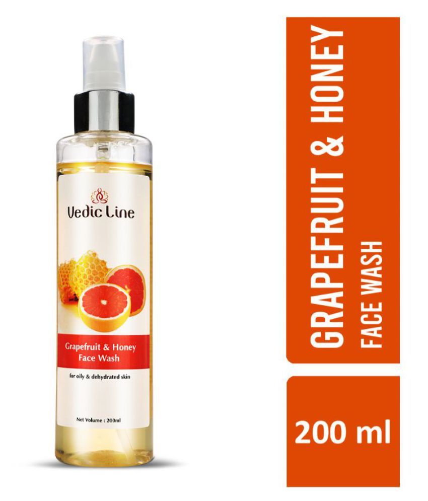 Vedic Line Grapefruit & Honey Face Wash For Oily & Dehydrated Skin Face