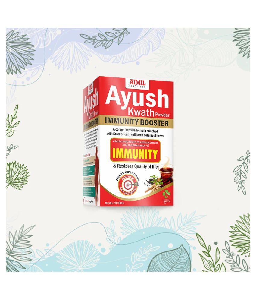 Aimil Ayush Kwath Immunity Booster Powder 90 gm Pack of 3
