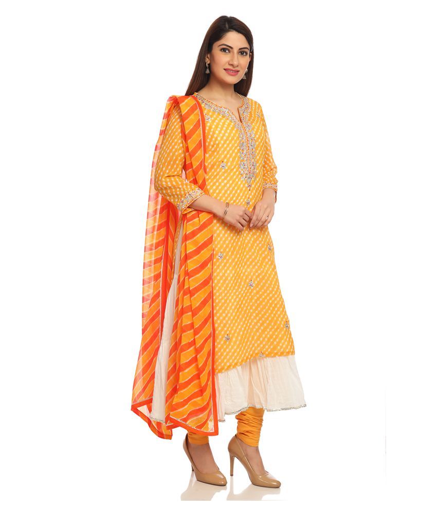 polyester churidar