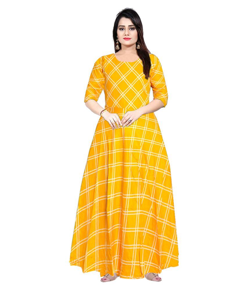 rayon full flair gown