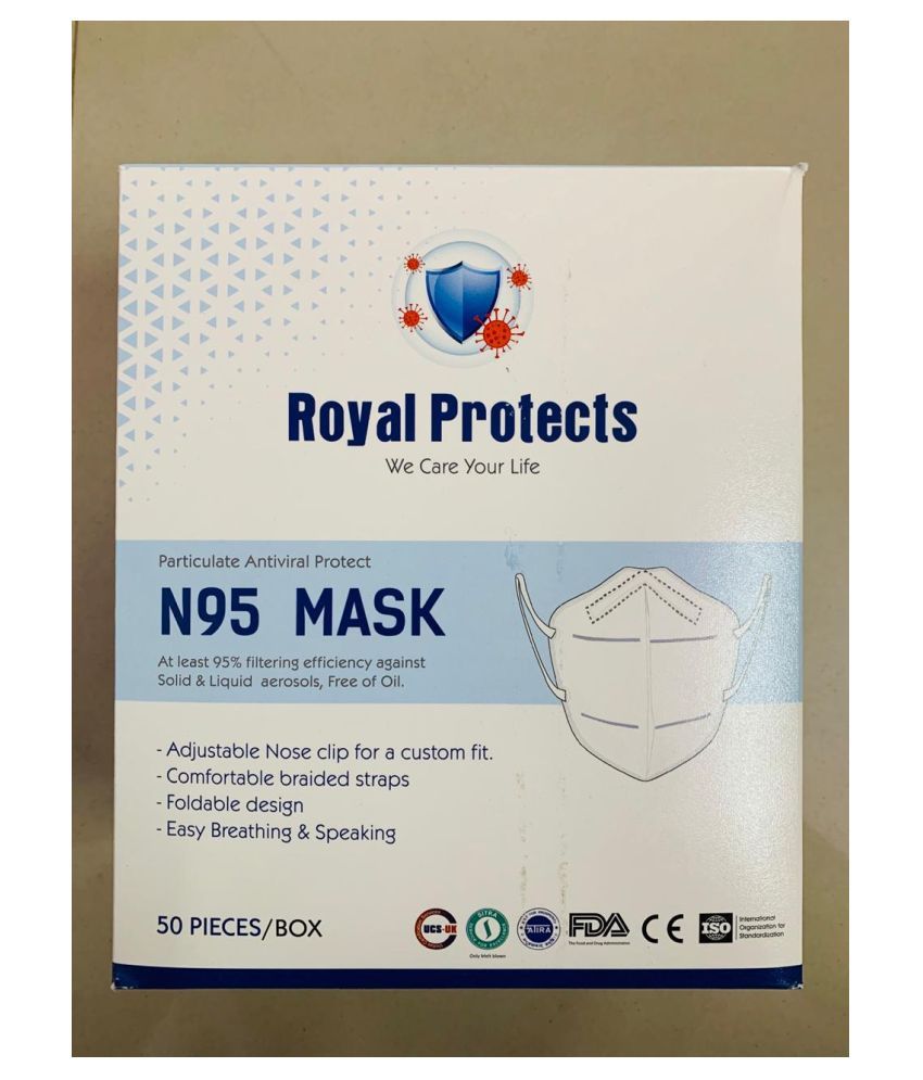 ROYAL N95 MASK SET OF 50 Buy ROYAL N95 MASK SET OF 50 Online at Low