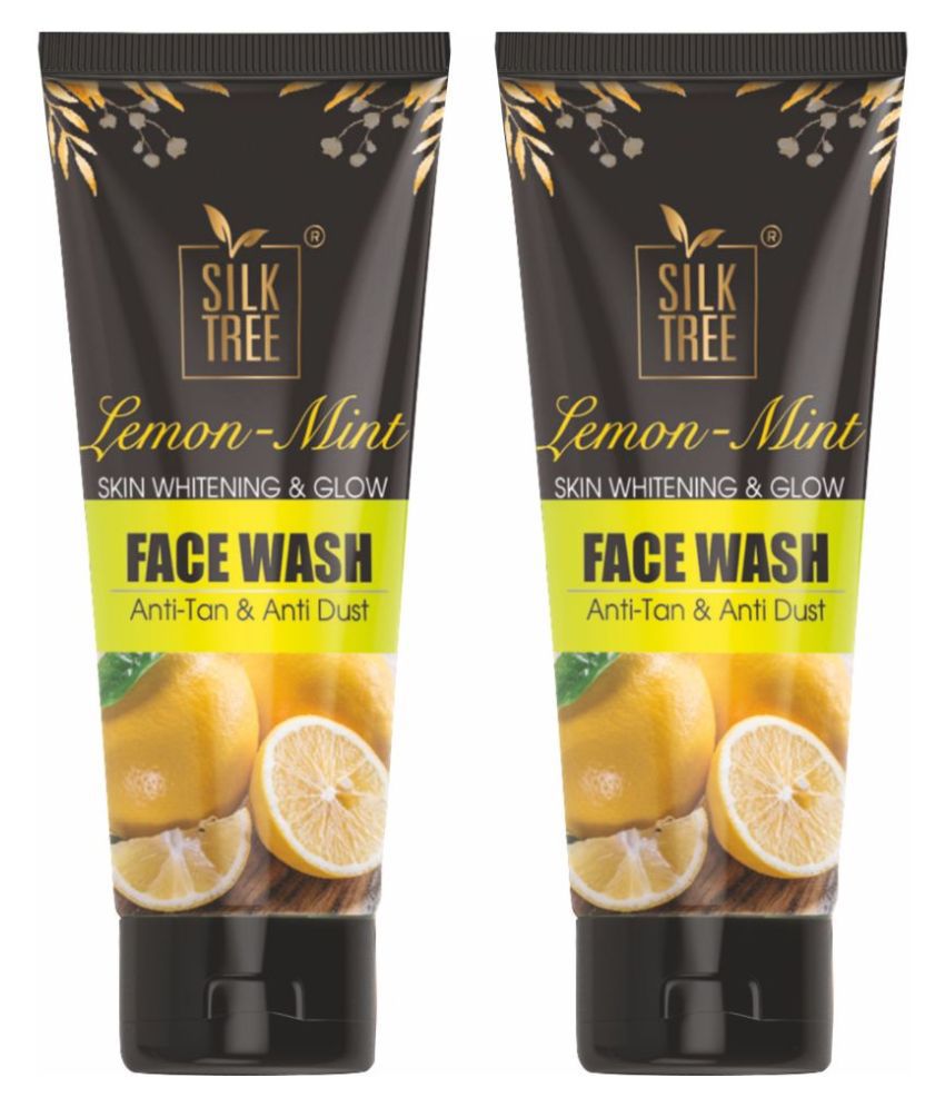 SILKTREE Lemon-Mint Face Wash 100 mL Pack of 2