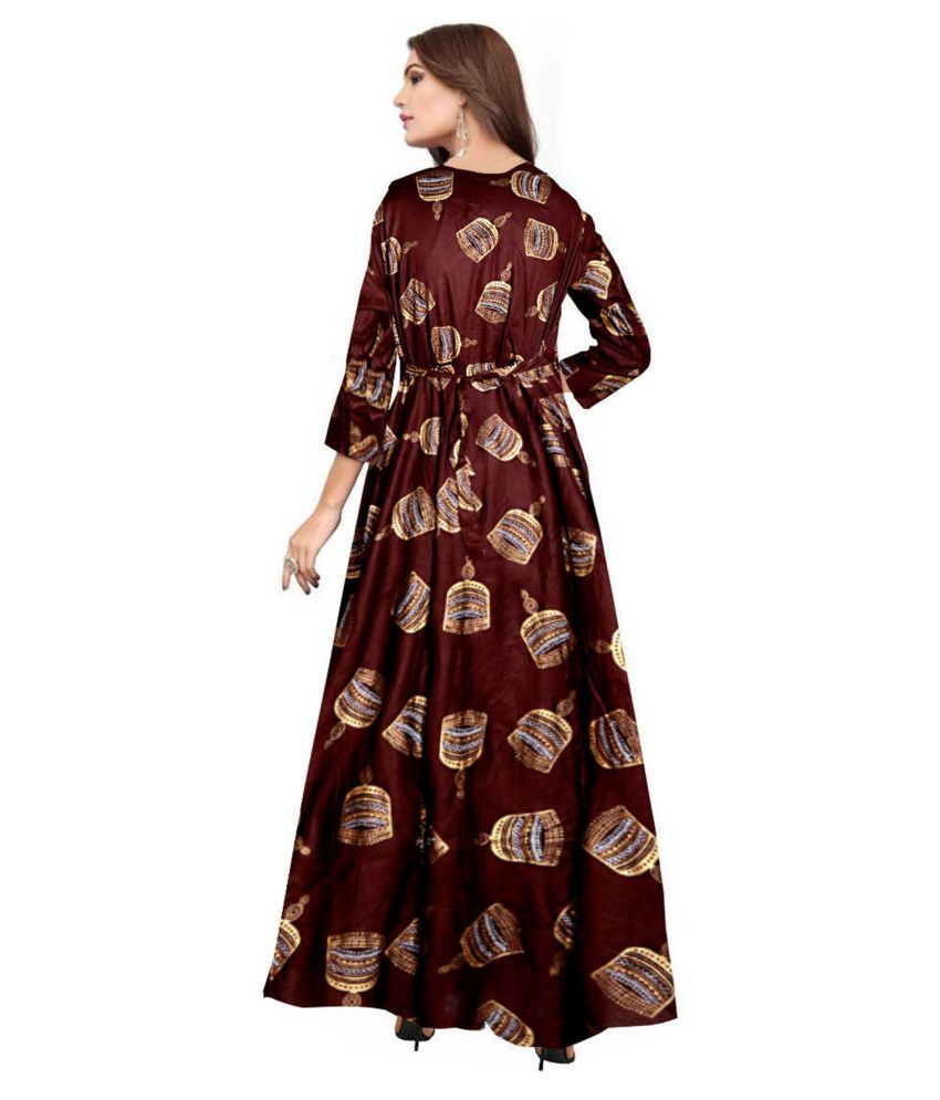 rayon full flair gown