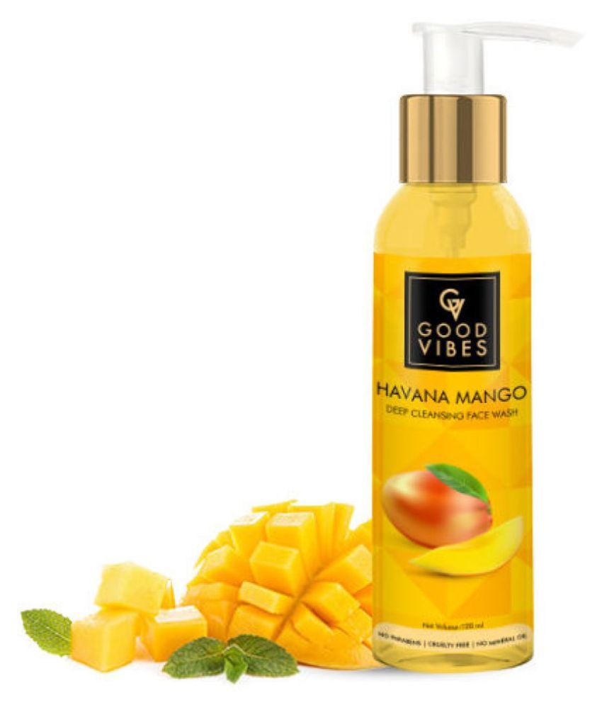 good vibes deep cleansing face wash