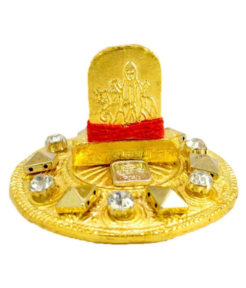     			RUDRADIVINE Brass Gold Plated Shukra Yantra