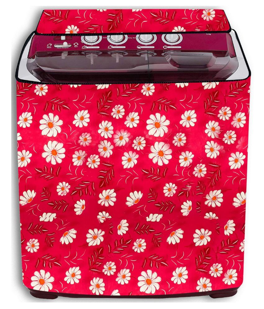 LooMantha Printed SemiAutomatic Washing Machine Cover Suitable For 6kg