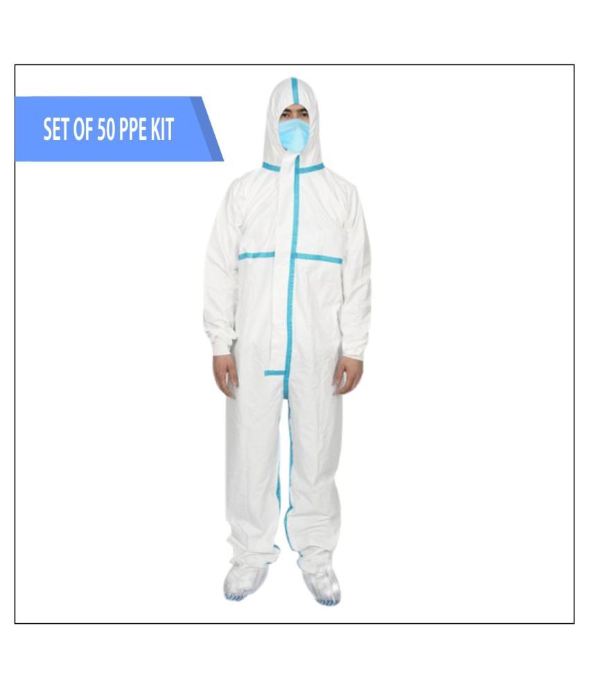 PrettyKraftsÂ SITRA & CE Certified Laminated PPE KIT with Full Body