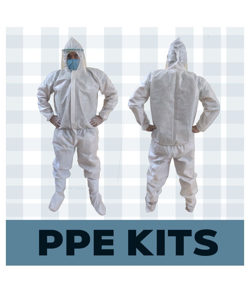 PrettyKraftsÂ SITRA & CE Certified Laminated PPE KIT with Full Body